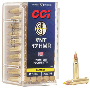 VNT™ 17 HMR Packaging and cartridges