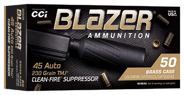 45 Auto Clean-Fire Suppressor boxes