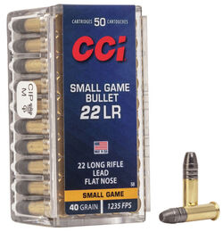 Small Game Bullet Packaging and cartridges