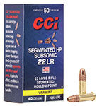 Segmented Hollow Point 22 LR 40 Grain