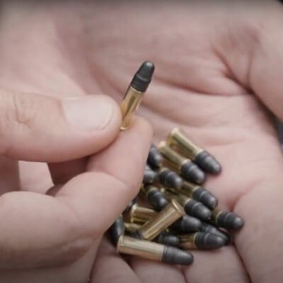 CCI ammo laying in a hand