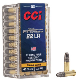 22 Suppressor Packaging and cartridges