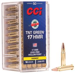 TNT Green 17 HMR Packaging and cartridges