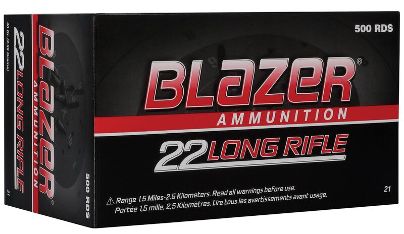 Blazer&reg; Rimfire, 22 LR, 40 Grain, Lead Round Nose, 1235 fps