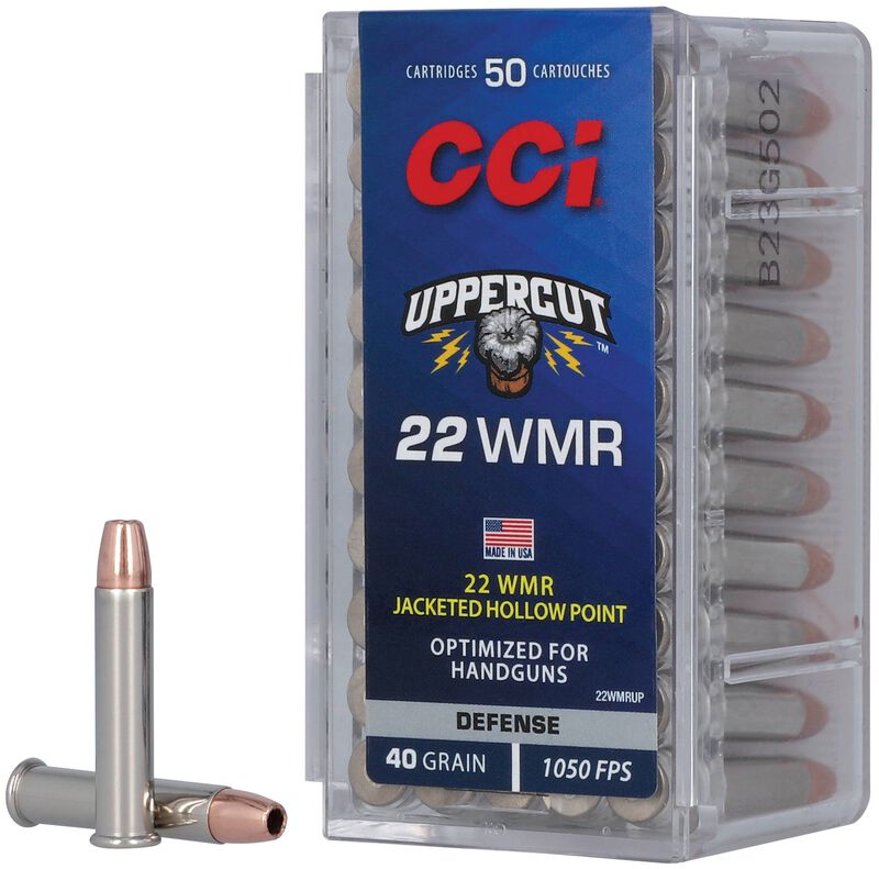 Uppercut, 22 WMR, 40 Grain, Copper Plated Hollow Point, 1050 fps