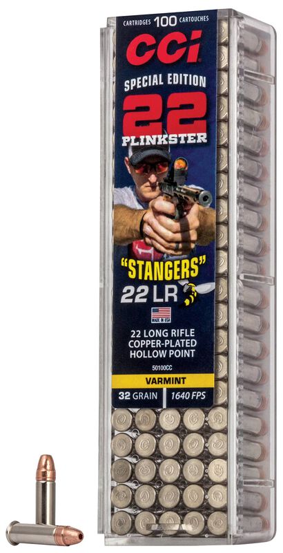 Stangers, 22 LR, 32 Grain, Copper Plated Hollow Point, 1640 fps