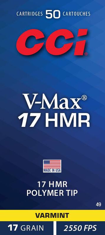 V-Max, 17 HMR, 17 Grain, V-Max&reg;, 2550 fps