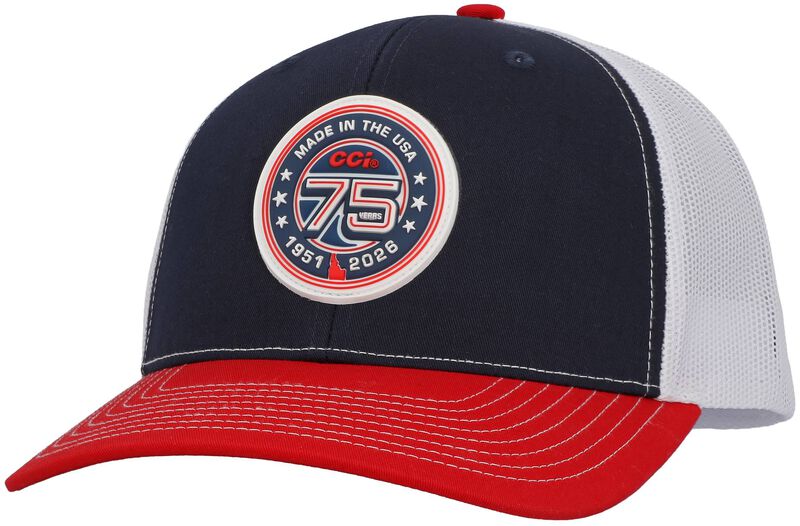 CCI 75th Anniversary Hat, One Size Fits Most, Multi Color