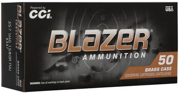 Blazer Brass, 357 Magnum, 158 Grain, Full Metal Jacket Flat Nose, 1250 fps