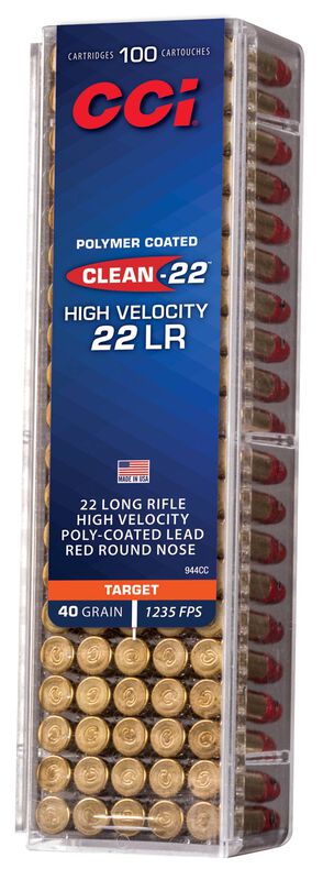 Clean-22, 22 LR, 40 Grain, Lead Round Nose, 1235 fps