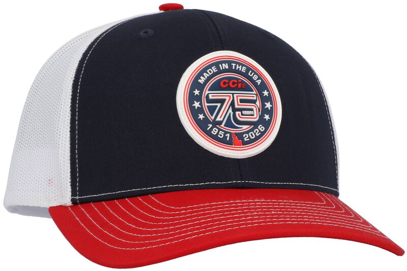 CCI 75th Anniversary Hat, One Size Fits Most, Multi Color