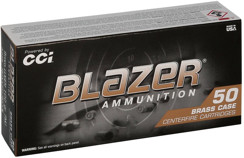 Blazer Brass, 9mm Luger, 100 Grain, Full Metal Jacket, 1130 fps