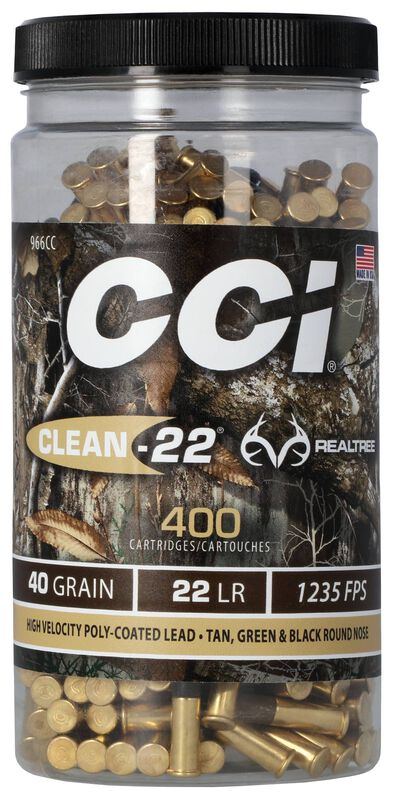 Clean-22, 22 LR, 40 Grain, Lead Round Nose, 1235 fps