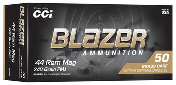 Blazer Brass, 44 Rem Magnum, 240 Grain, Full Metal Jacket, 1200 fps