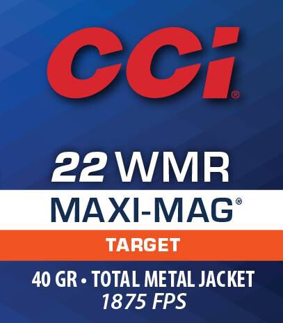 Buy Maxi-Mag TMJ 22 WMR Ammo | 40 Grain, 1875 FPS | CCI Ammunition