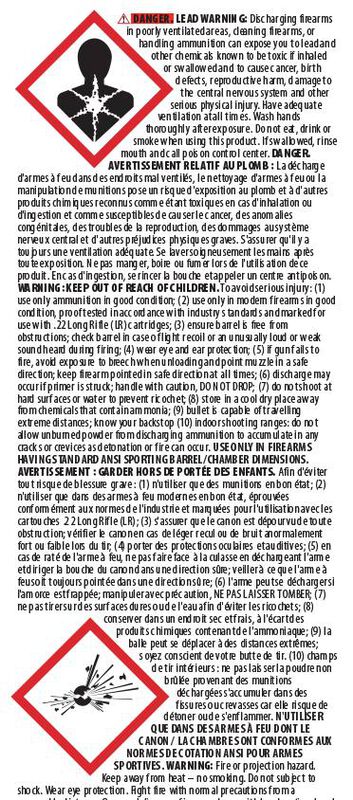 Clean-22 Hyper Velocity, 22 LR, 31 Grain, Poly-Coated Round Nose, 1550 fps