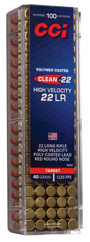 Clean-22, 22 LR, 40 Grain, Lead Round Nose, 1235 fps