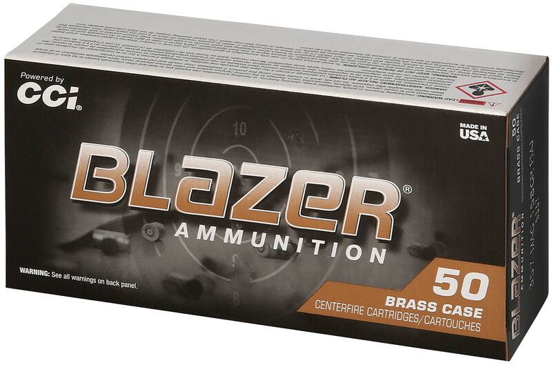 Blazer Brass, 357 Magnum, 158 Grain, Full Metal Jacket Flat Nose, 1250 fps