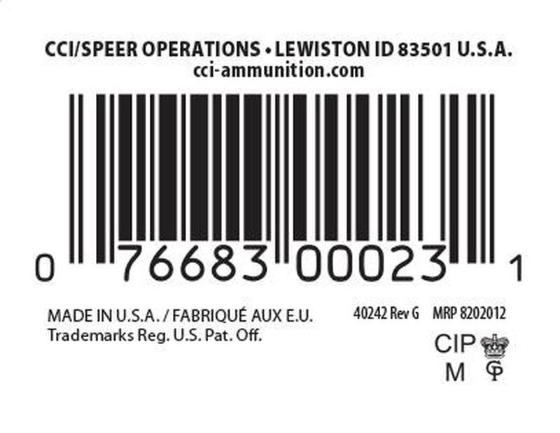 Maxi-Mag TMJ, 22 WMR, 40 Grain, Total Metal Jacket, 1875 fps