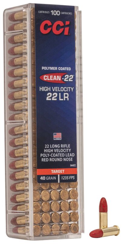 Clean-22, 22 LR, 40 Grain, Lead Round Nose, 1235 fps