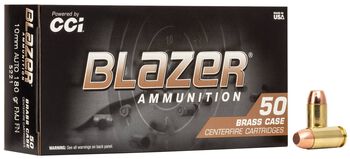 Blazer Brass, 10mm Auto, 180 Grain, Full Metal Jacket, 1200 fps
