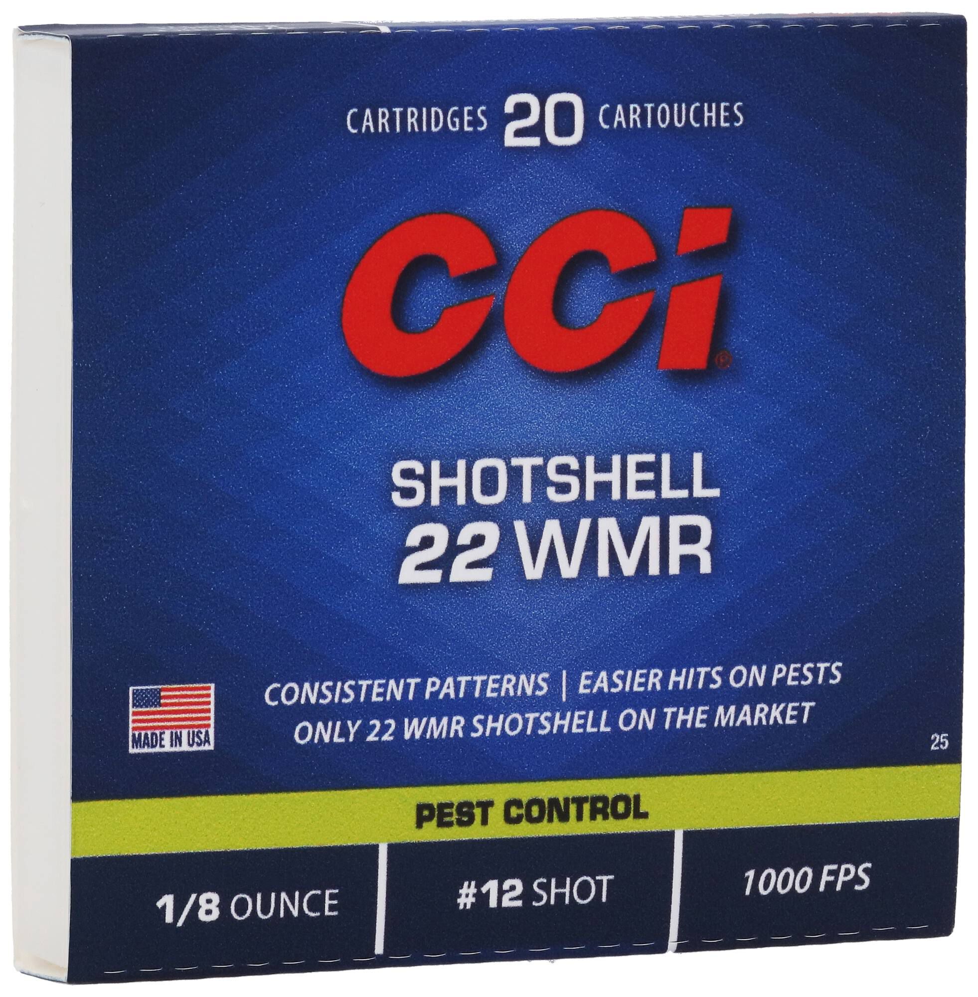 Buy Rimfire Shotshell 22 WMR Ammo | 52 Grain, 1000 FPS | CCI