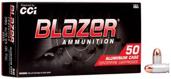 Blazer Aluminum, 380 Auto, 95 Grain, Full Metal Jacket, 945 fps