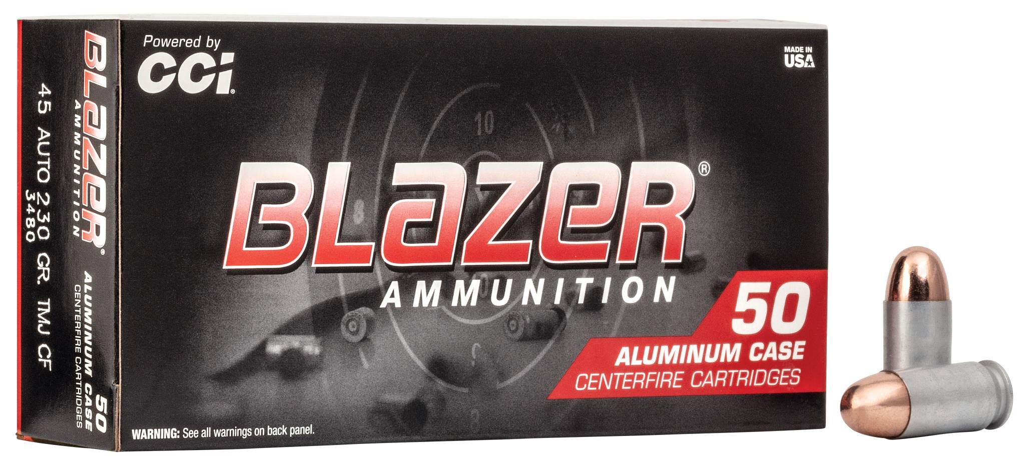 Buy Blazer Clean-Fire 45 Auto Ammo | 230 Grain, 845 FPS | CCI
