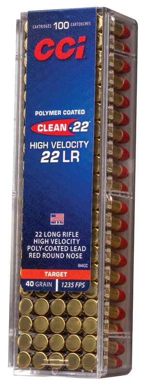 Clean-22, 22 LR, 40 Grain, Lead Round Nose, 1235 fps