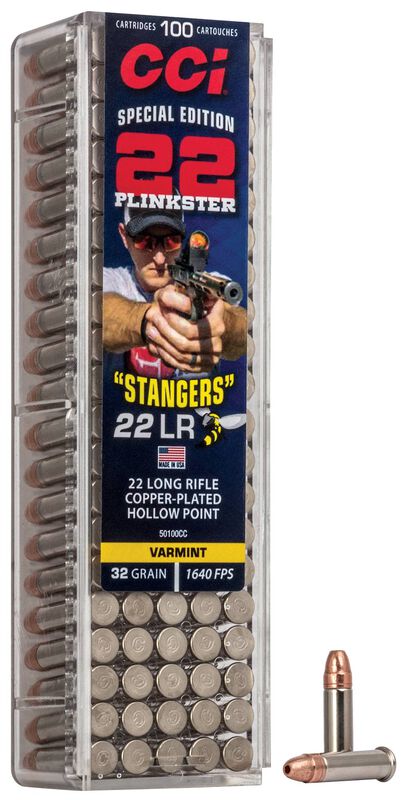 Stangers, 22 LR, 32 Grain, Copper Plated Hollow Point, 1640 fps