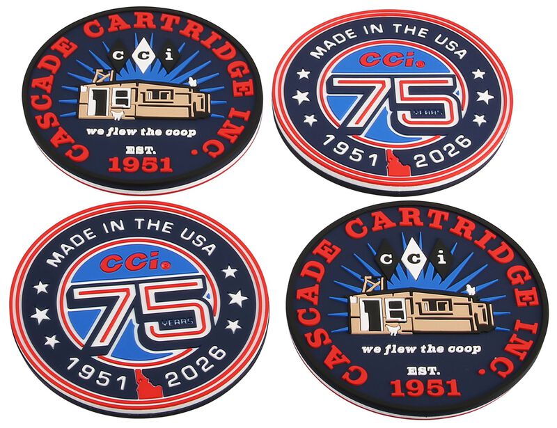 CCI We Flew The Coop Coasters, Rubber, 3.5 inch Diameter