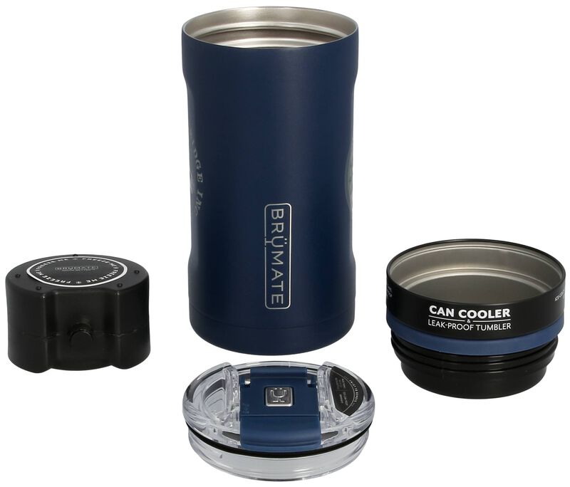 CCI We Flew The Coop Trio Can Cooler, Stainless Steel, Blue