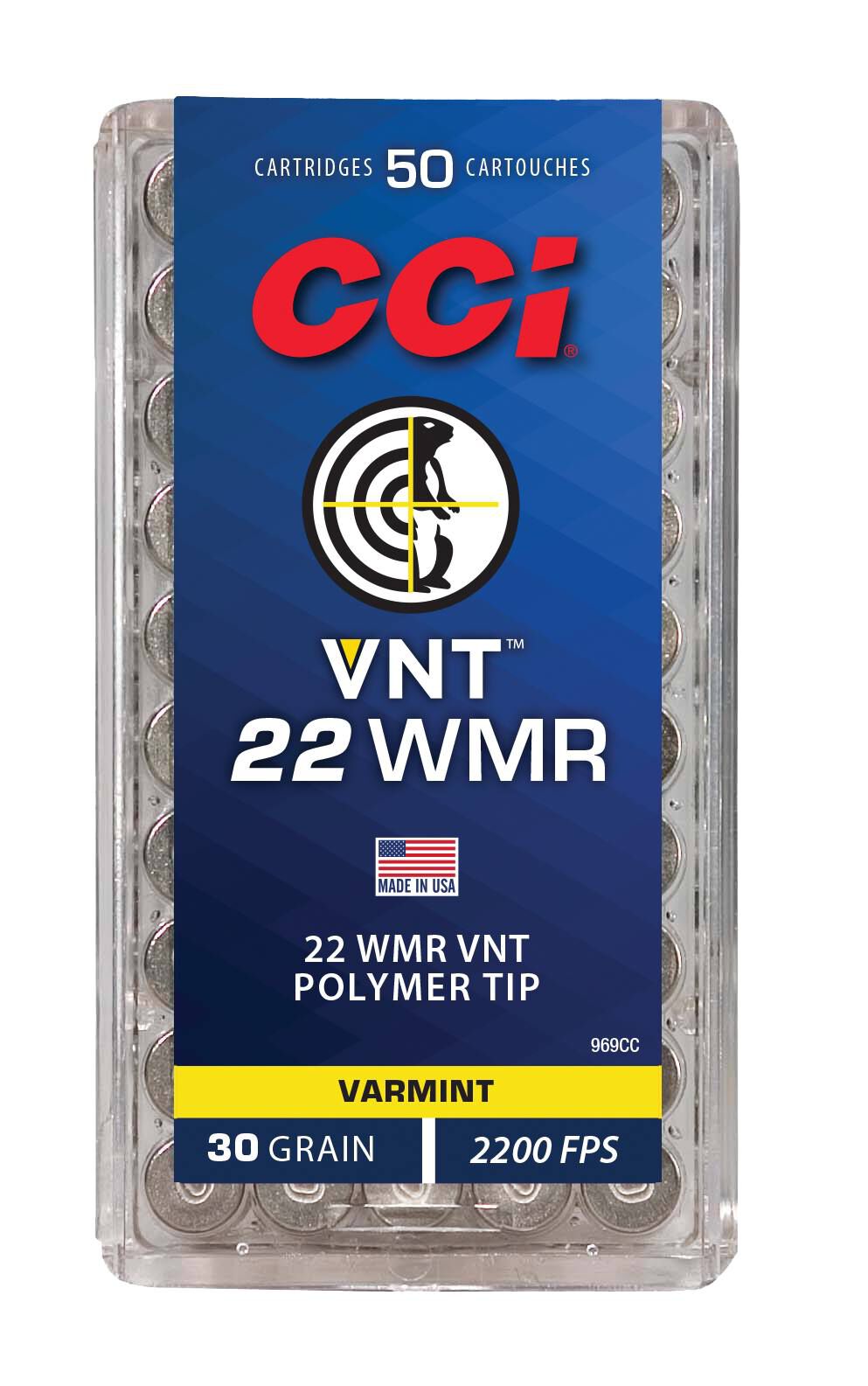 Buy VNT™ 22 WMR Ammo | 30 Grain, 2200 FPS | CCI Ammunition