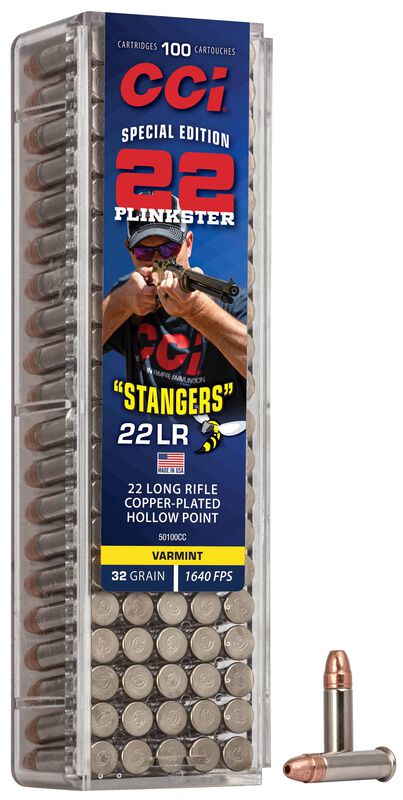 Stangers, 22 LR, 32 Grain, Copper Plated Hollow Point, 1640 fps