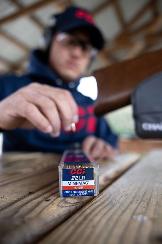 Target Mini-Mag, 22 LR, 40 Grain, Copper Plated Round Nose, 1235 fps