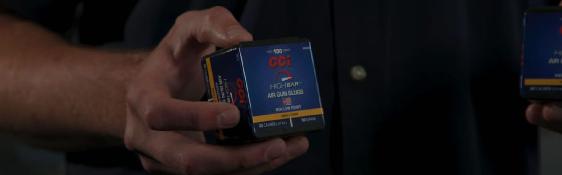 Steve Monniere holding box of High Bar Air Gun