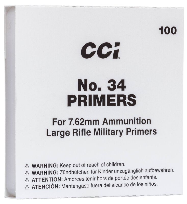 Mil-Spec No. 34/7.62 Primer, Large Rifle