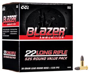 Blazer&reg; Rimfire, 22 LR, 38 Grain, Lead Round Nose, 1235 fps