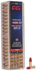 Clean-22, 22 LR, 40 Grain, Lead Round Nose, 1235 fps