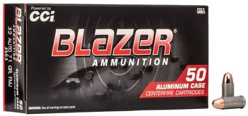 Blazer Aluminum, 32 Auto, 71 Grain, Full Metal Jacket, 900 fps