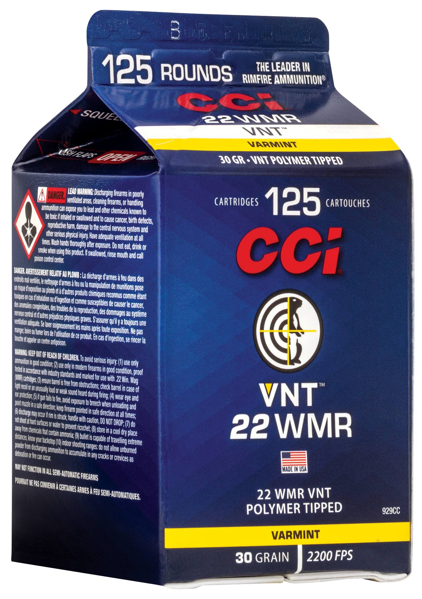 Buy VNT™ 22 WMR Ammo | 30 Grain, 2200 FPS | CCI Ammunition