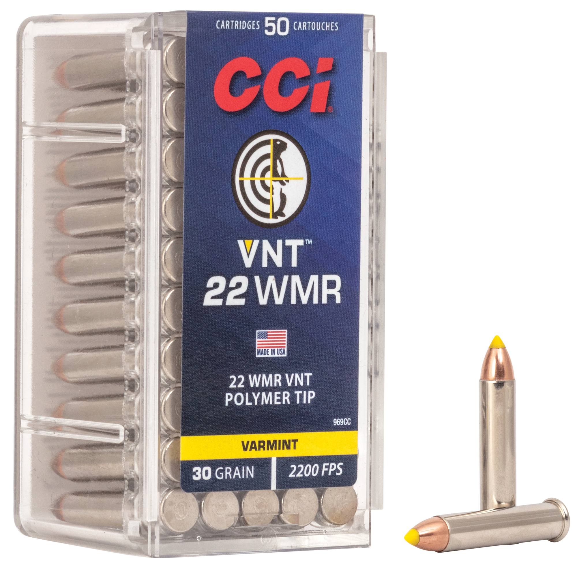 Buy VNT™ 22 WMR Ammo | 30 Grain, 2200 FPS | CCI Ammunition