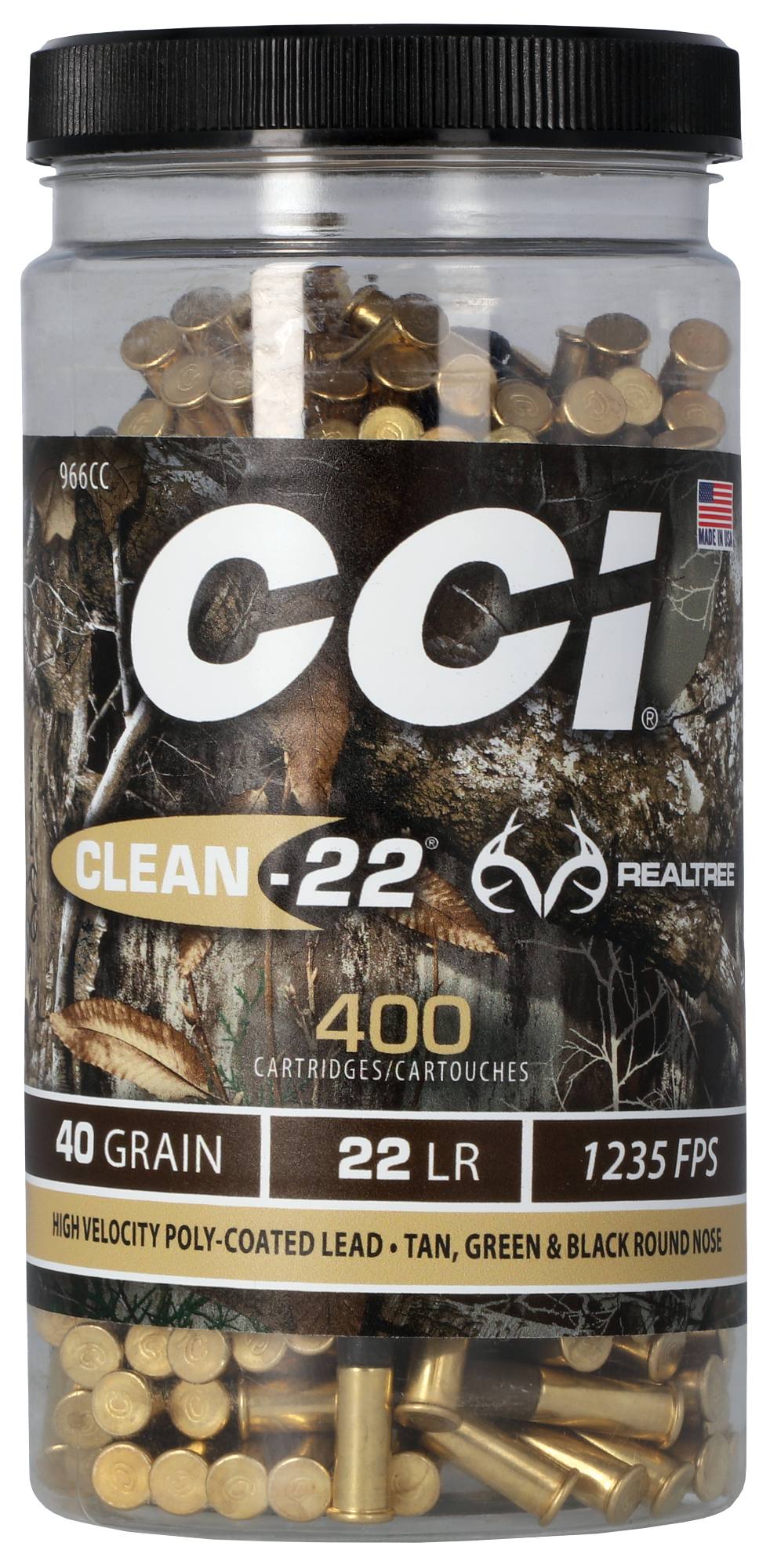 Buy Clean-22 22 LR Ammo | 40 Grain, 1235 FPS | CCI Ammunition