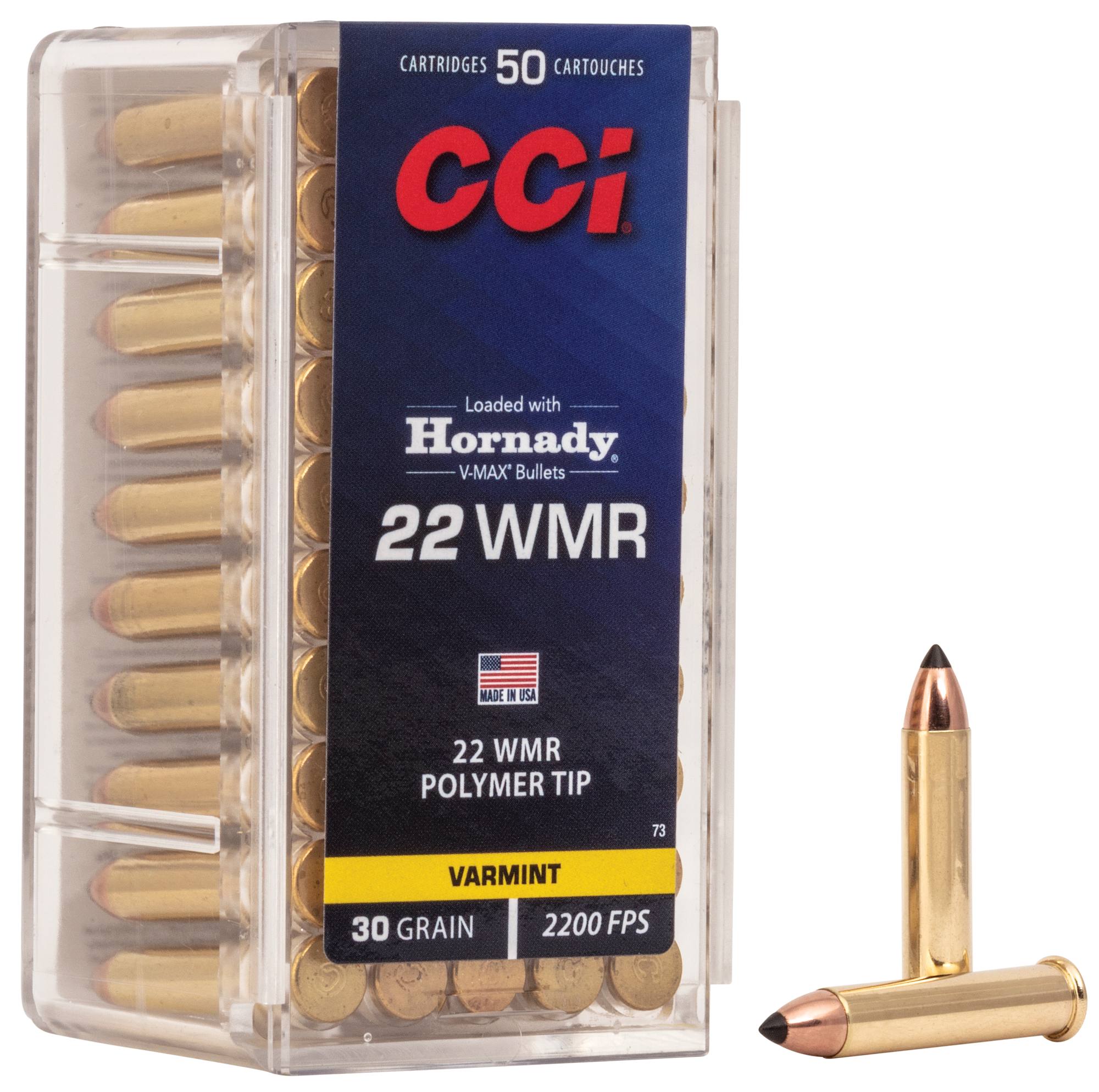Buy V-Max 22 WMR Ammo | 30 Grain, 2200 FPS | CCI Ammunition